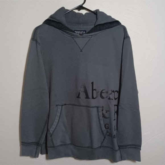 Abercrombie & Fitch Tops - Abercrombie & Fitch Womens Hooded Sweatshirt, Gray